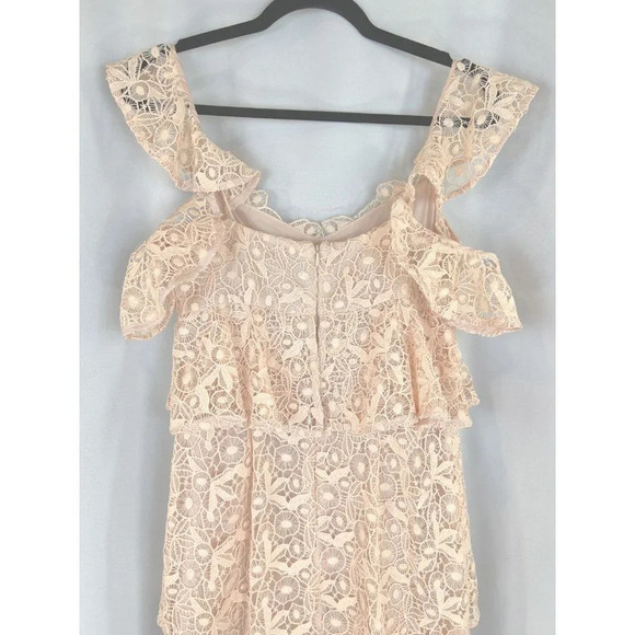 AMUR Pink Lace Hayden Midi Formal Dress $695 - Picture 10 of 15